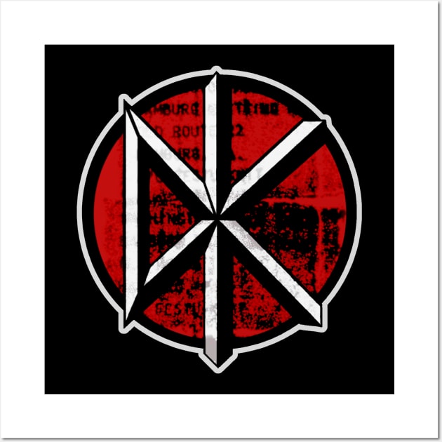 Red note dead kennedys Wall Art by Vigoroznat